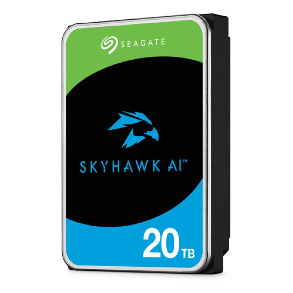 Seagate St20000ve002 Skyhawk Ai 20tb 7.2K SATA-6gbps 512e 3.5" HDD Internal Hard Drive