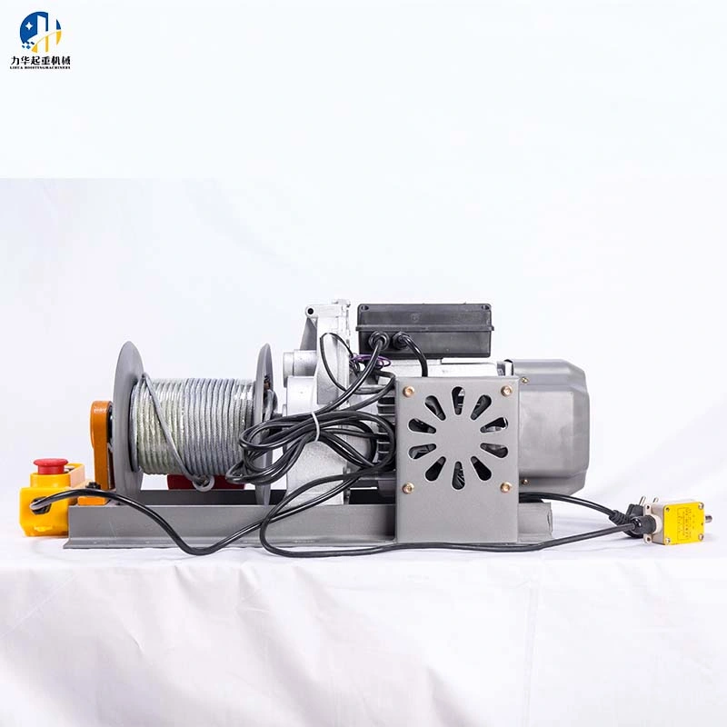 800kg 1450W Double Hook Lifting Equipment Electric Wire Rope Winch