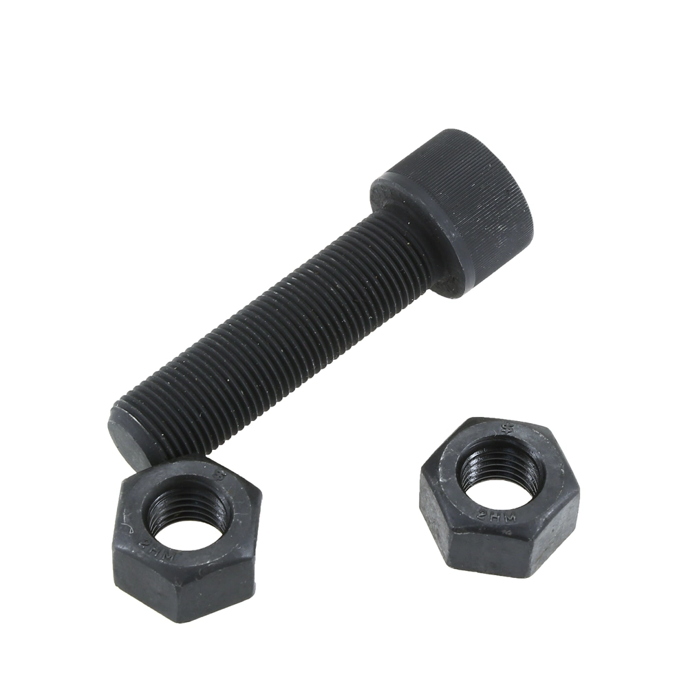 #10 Nylon Patch Black 304 Passivation Round Head Cap Bolt