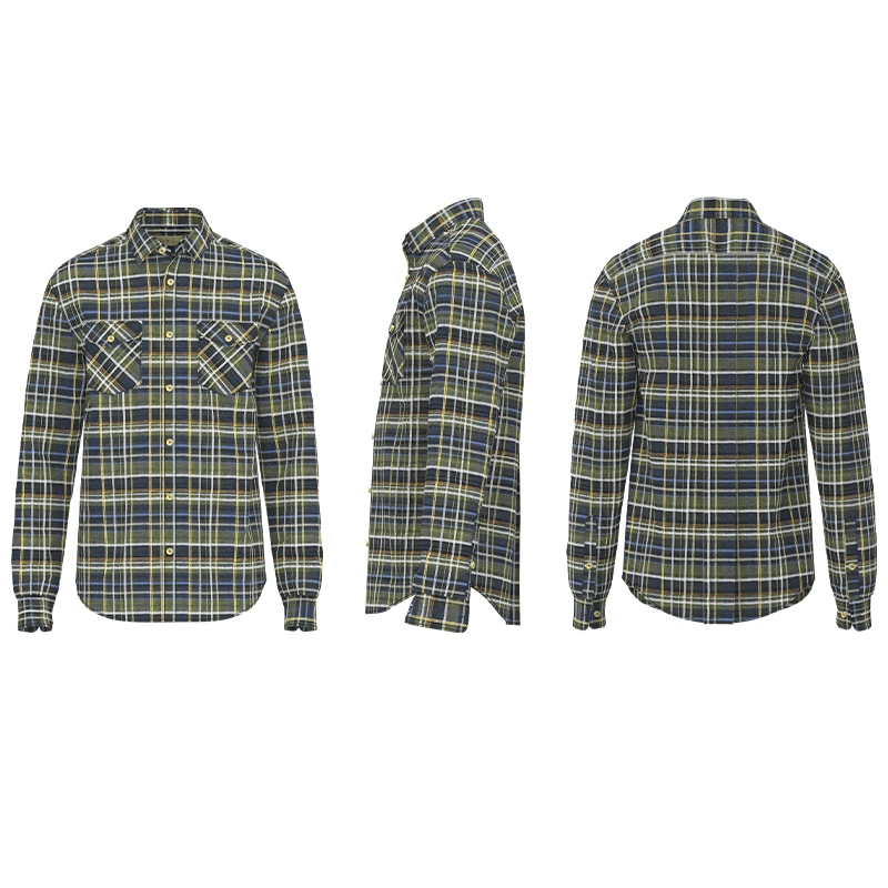 Flannel Shirt Best Quality Comfortable Fabric Men's Long Sleeve Shirt in Plain Check Solid Color in Best Price Flannel Shirt