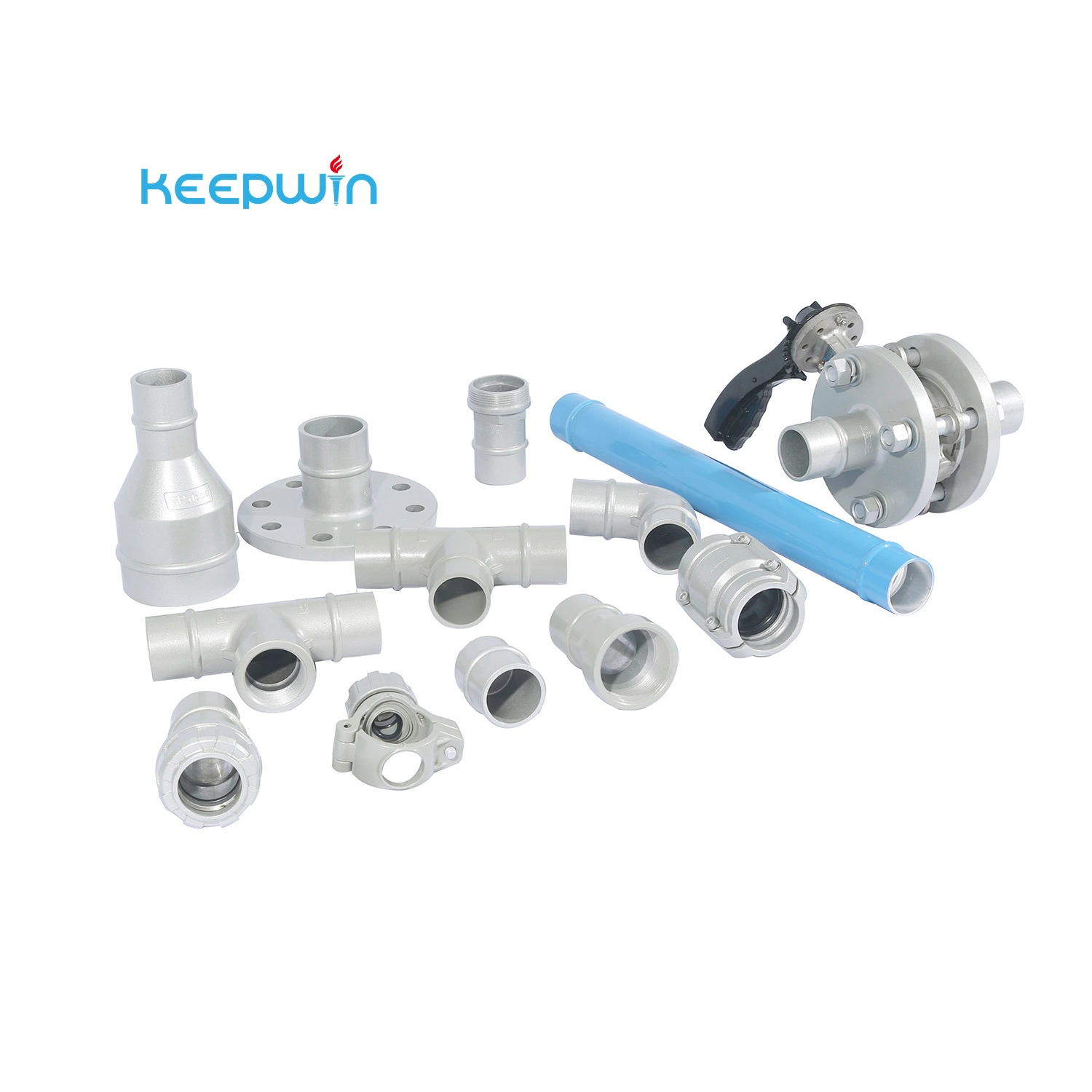 Leak-Free Connector Aluminum Material Fasten Fitting Pipeline for Air Gas Compressor Filter