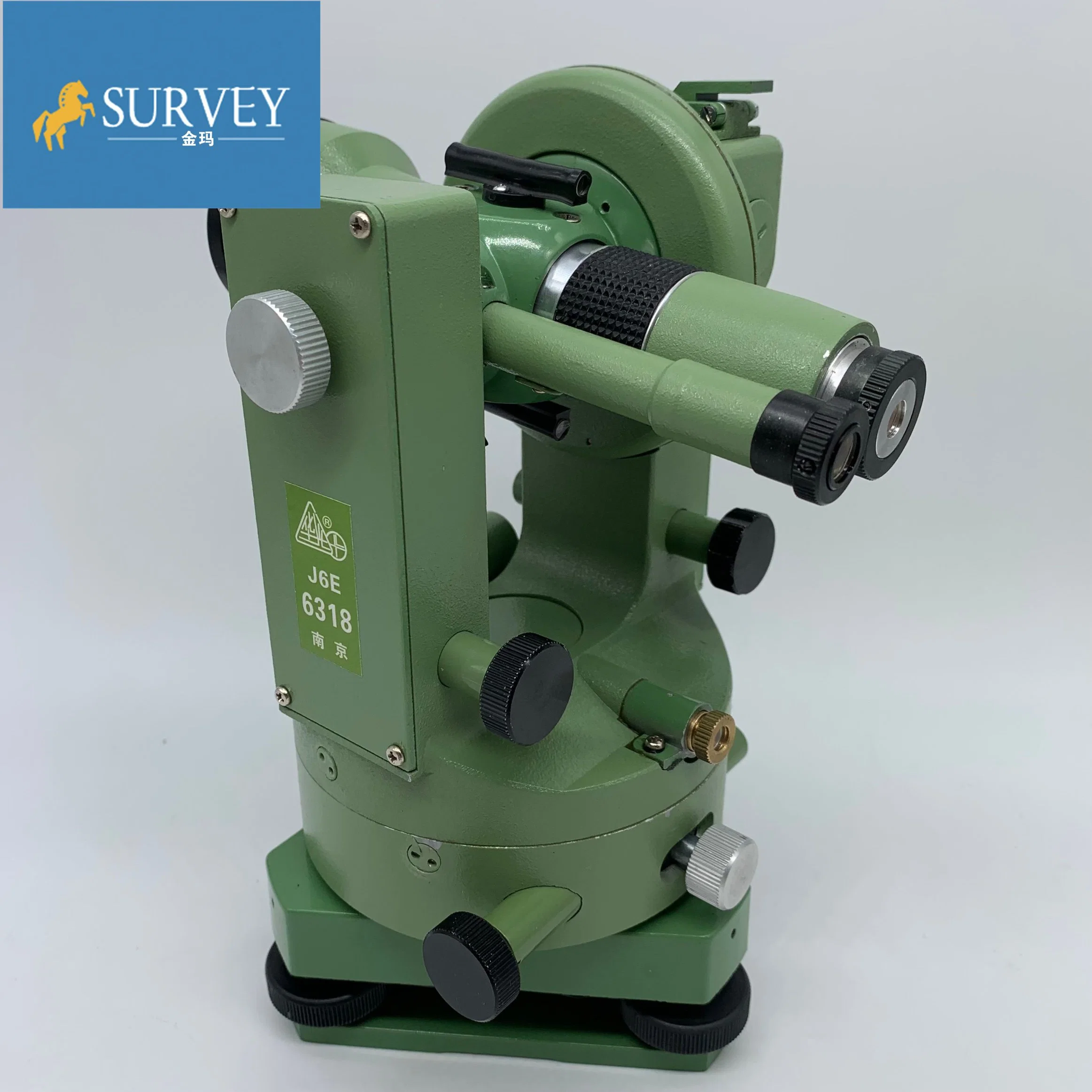 China Made High quality/High cost performance  6" Land Survey Theodolite J6e/DJ6-E 400 Gon or 360 Degree Optical Mechanical Theodolite