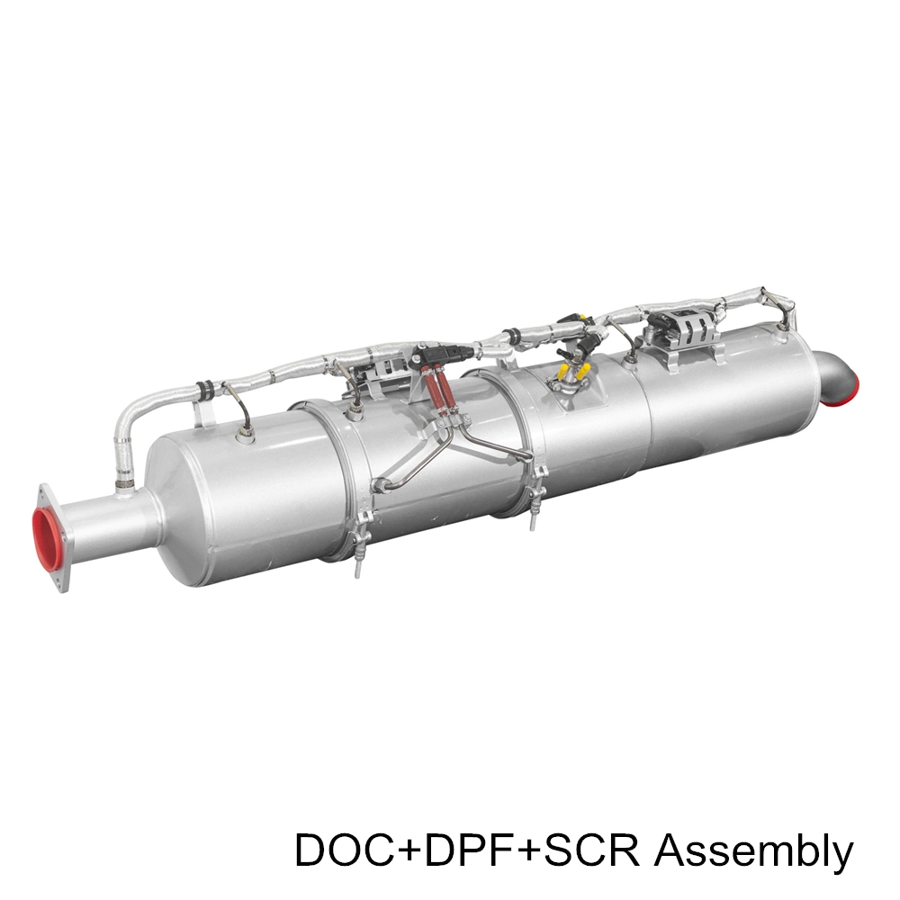 Emissions-Standard Universal-Edelstahl Non-Road Euo VI in-Line-Modell Konverter Auto-Abluftfiltersystem Konverter