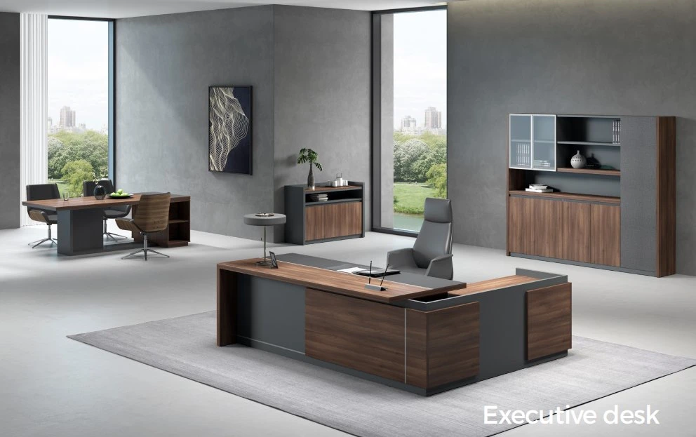 Hochwertige Schreibtische Executive Office Möbel mit Storage Cabinet CEO Director Manager Staff Desk