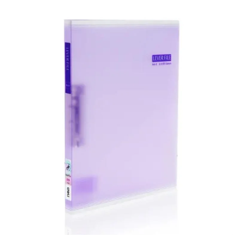 Office Supplies A4 A3 A6 Transparent Farbe Transparent Landschaft Kunststoff Stick Display Buch-Ordner, Papierordner mit Taschen