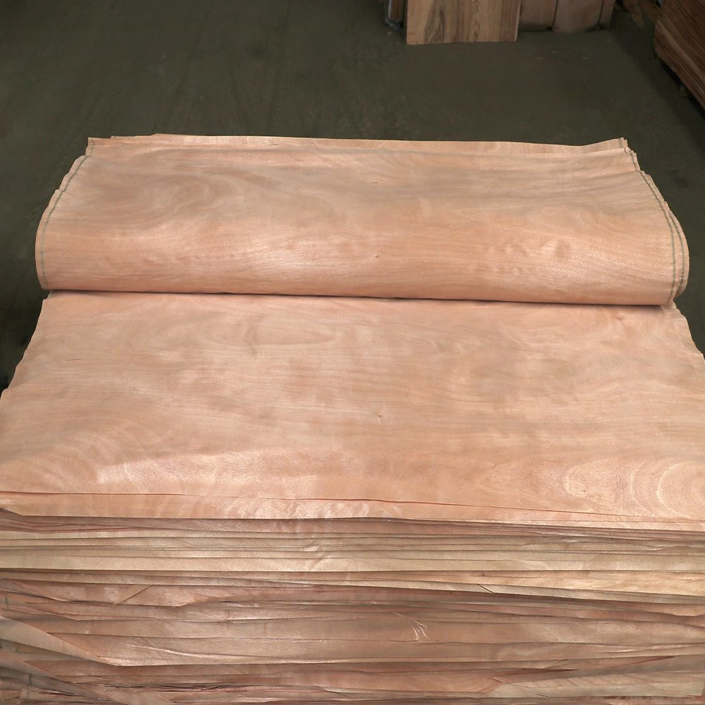 High quality/High cost performance Natural Wood Veneers Sheet 0.3mm Okoume/Bintangor Plb Face From Gabon