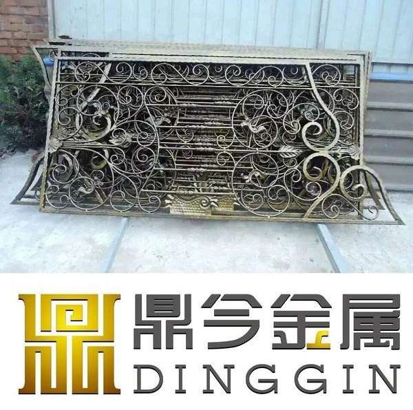 Customized Wrought Iron Material Door Decoartion