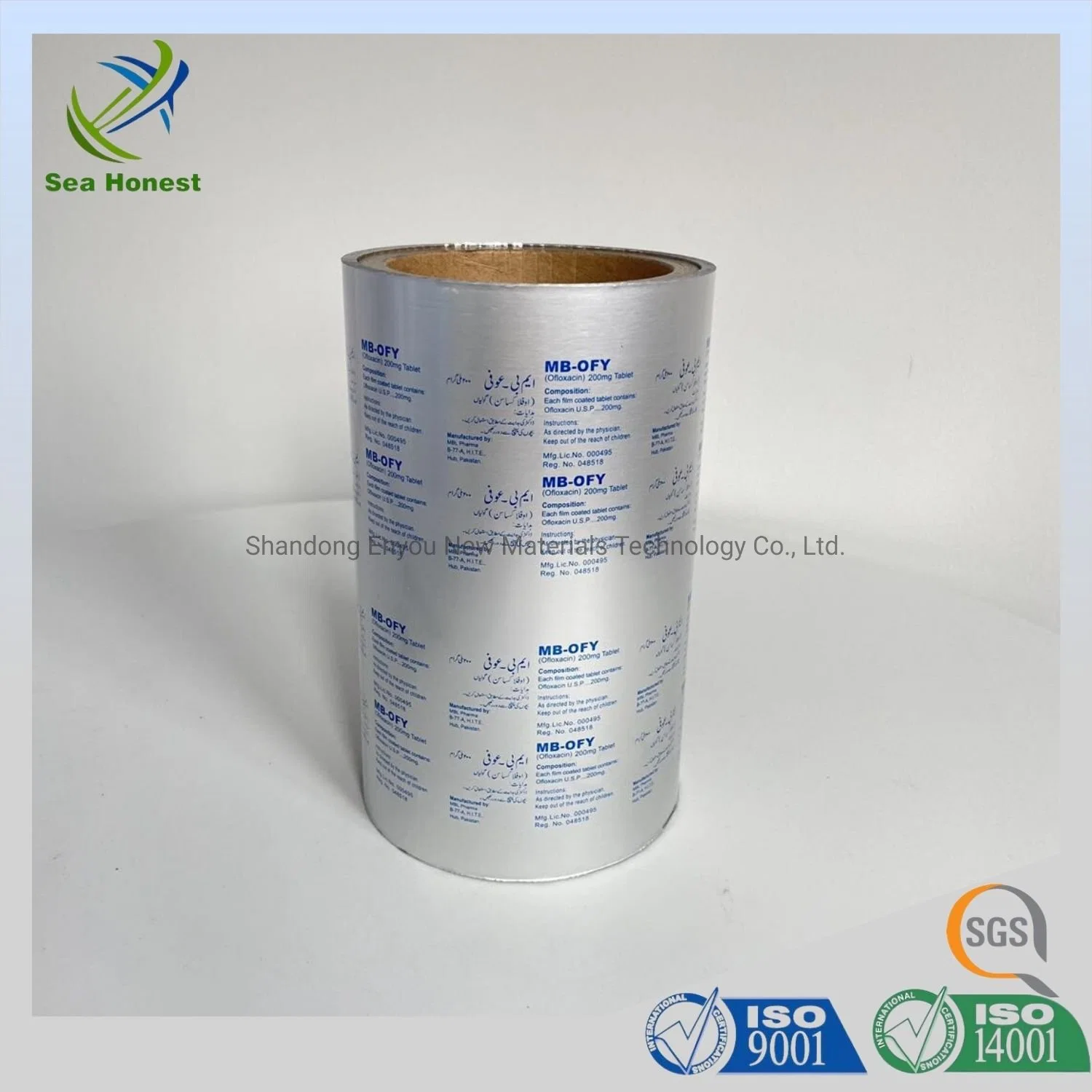 Blister Packing Pharmaceutical Packaging Aluminum Foil