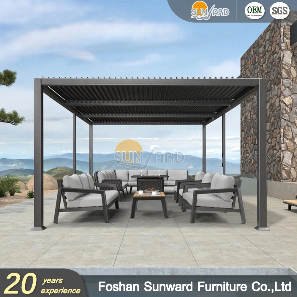 Customized Modern Outdoor Villa Garden Hotel Patio Pergola Aluminum Gazebo