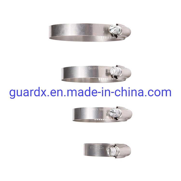 Pipe Fitting Wire Rope Spring Cable Metal Worm Drive Pipe Hose Clip Clamp