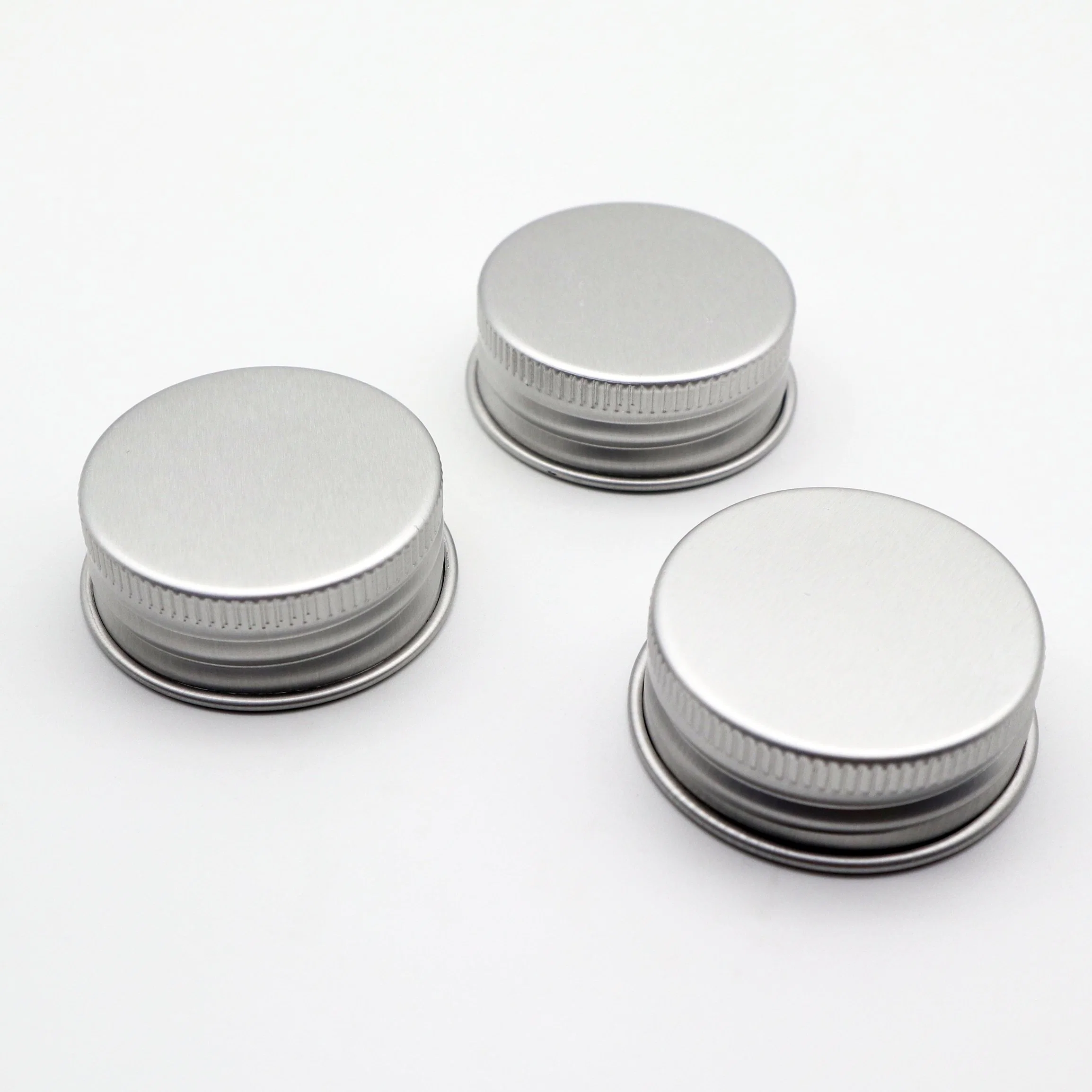 Aluminum Screw Caps Bottle Jar Caps with Plastic Liner Stamping Bottle Lids