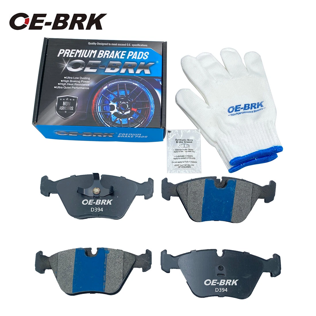 Carbon Fiber Ceramic Brake Pads, Auto Brake Pads, Low Noise