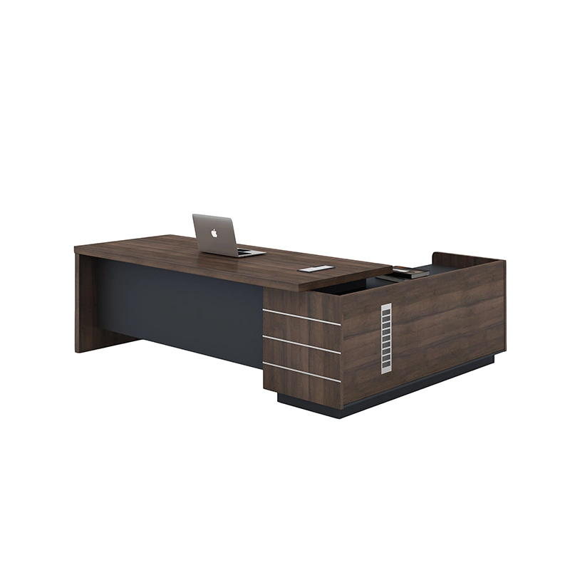 Luxe personnalisé Office Depot l exécutif de la forme moderne de meubles en bois Bois Table de direction