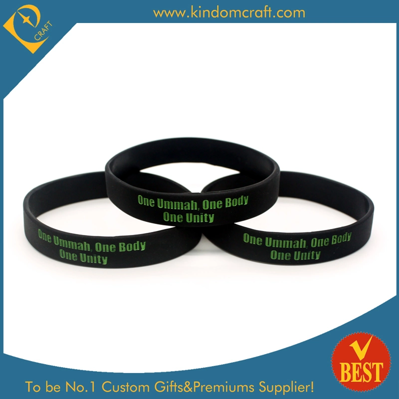 China Professional Manufacturer for Promotional Silicone Wristband with Customized Logo