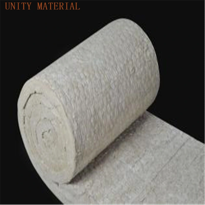 Fireproof Foiled Rock Wool Insulation Flame Retardant Grade Level A1 Mineral Wool Blanket