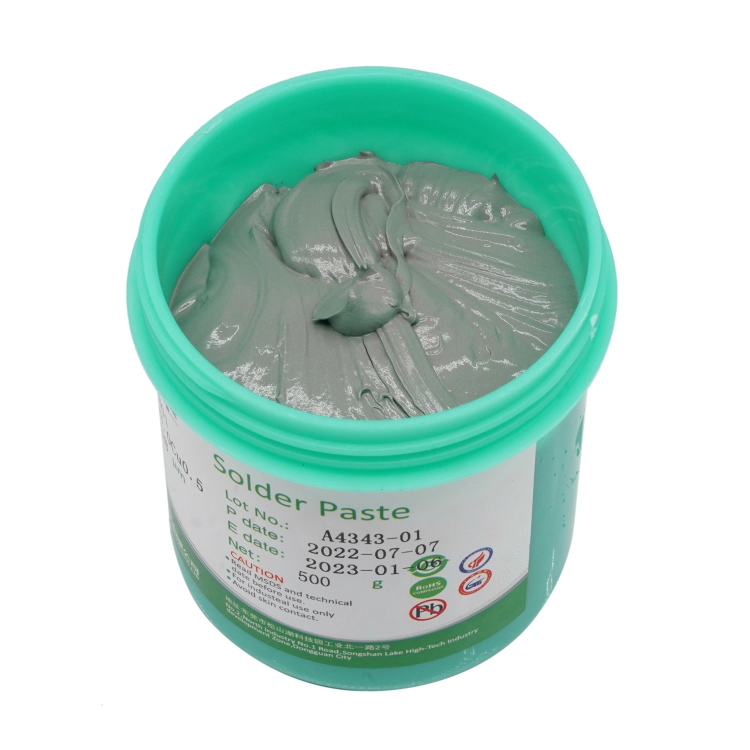 Lead-Free Soldering Paste with Ce and ISO9001 Welding Material