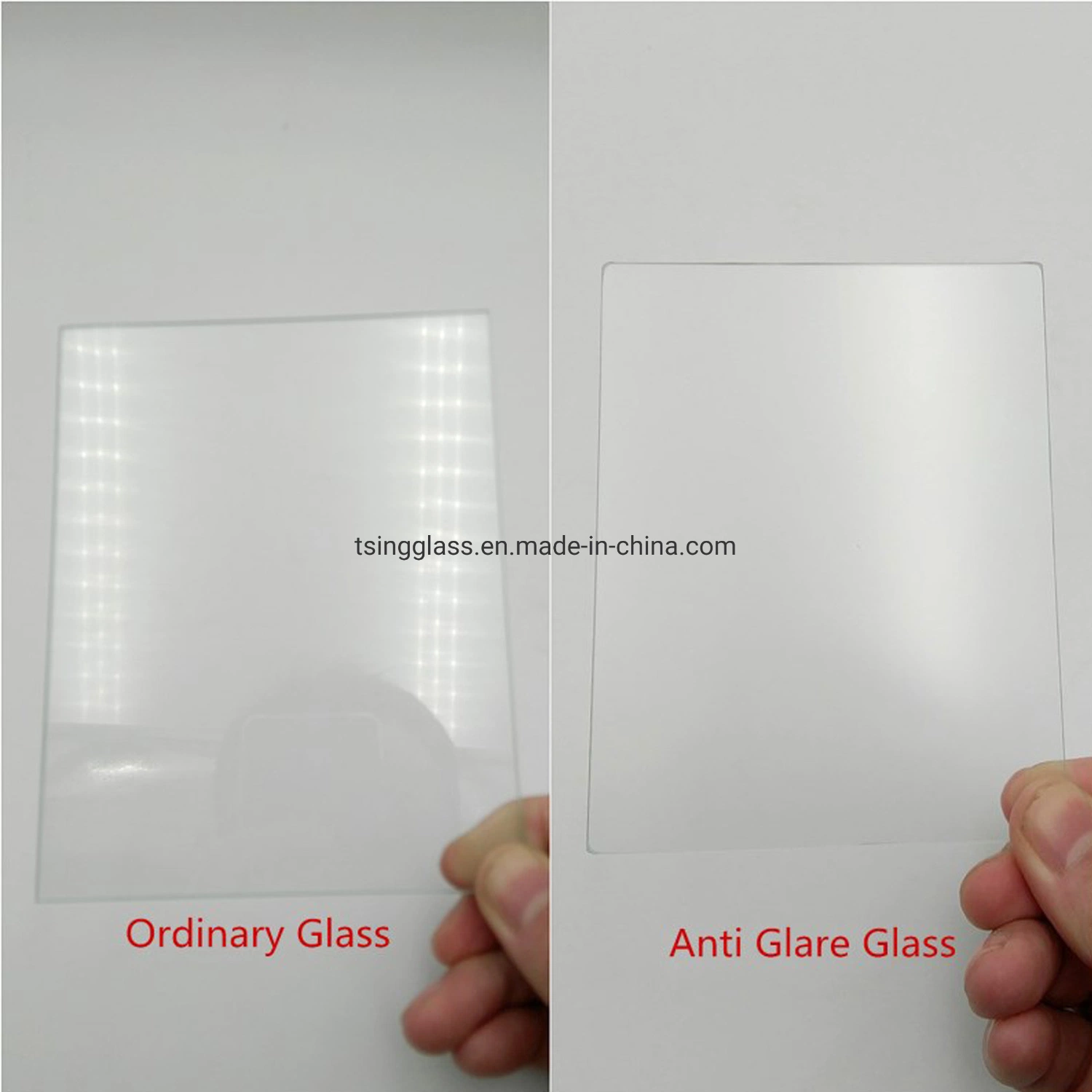 2mm LCD Display Panel Cover Glass Anti Glare Glass for Frame Glass/Reflective Glass