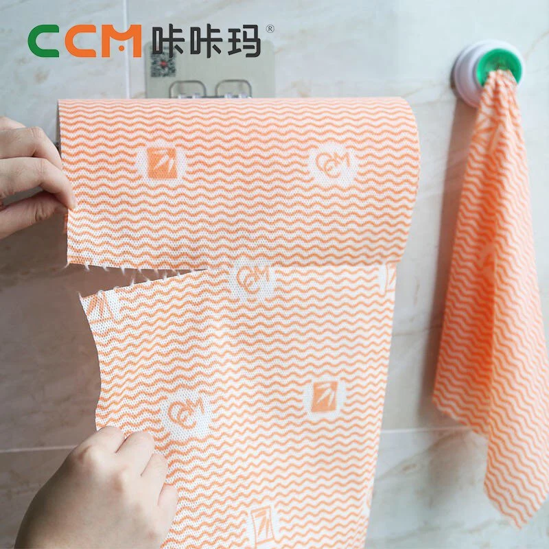 Household Multi-Purpose Kitchen Cleaning Cloth Non Woven Fabric Spunlace Material Roll Towel