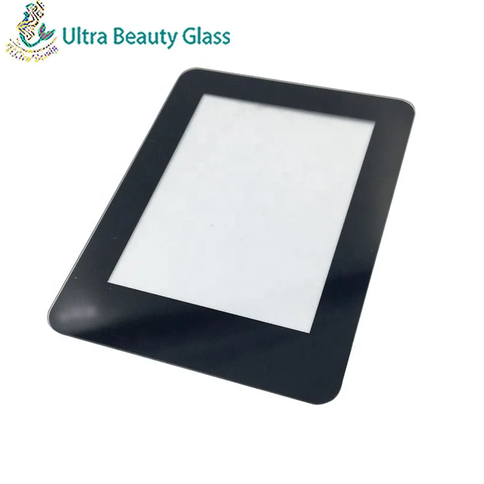 Anti Glare Tempered Glass with Black Silk Printing for LCD Screen Cover