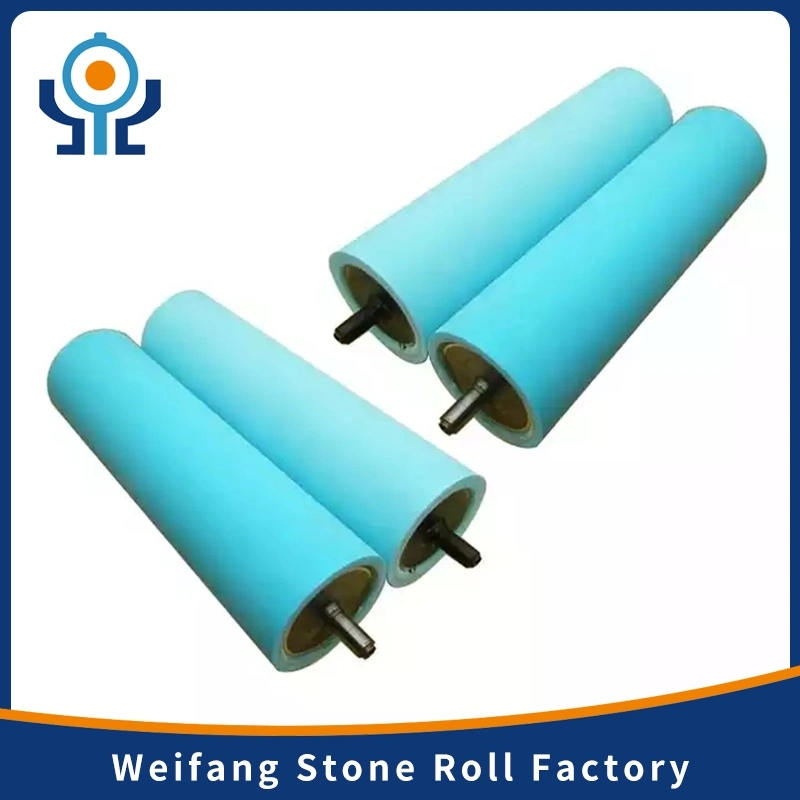 Construction Machinery Industry Directly Supply Steel Roller High Quality Polyurethane Roller Rubber Roller Stone Roller for Paper Machine