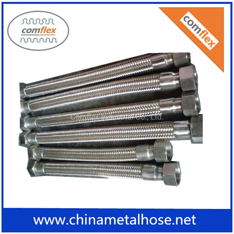 Stainless Steel Braided Gas Hose with Female NPT Ends