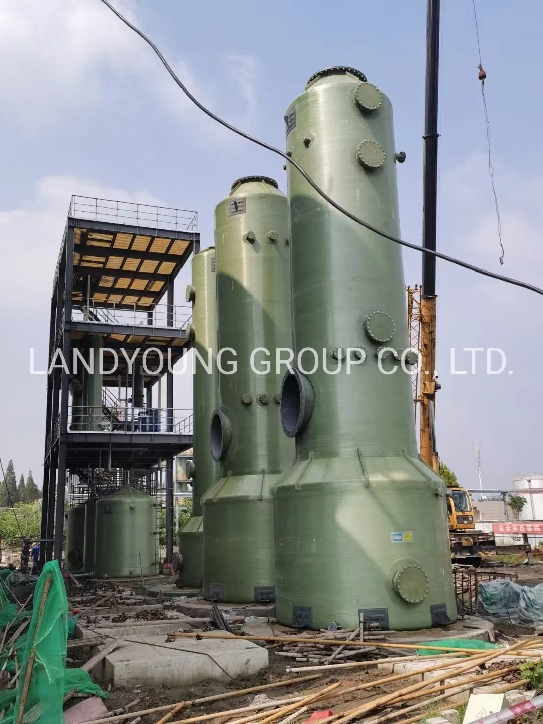 FRP Tower FRP Tanks and Equipments FRP Desulfurization Tower