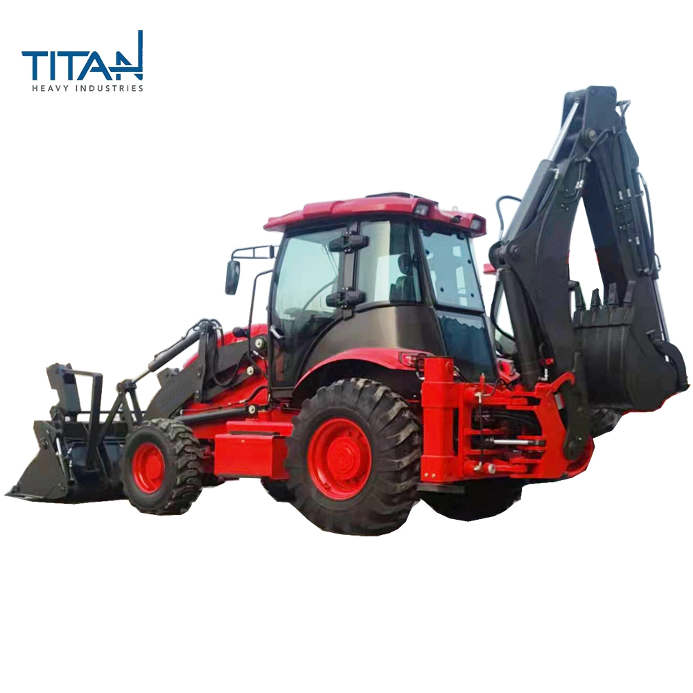 Chinese Brand Tractor with loader and backhoe loader backhoe excavator loader TL35-25T Titan