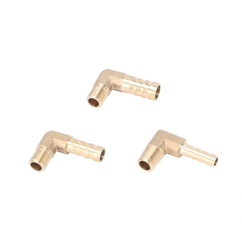 High Quality Brass 1/8" Male Thread Elbow Connector Barbed 6/8/10mm Pipe Interface Elbow Pagoda Garden Watering Pipe Joint