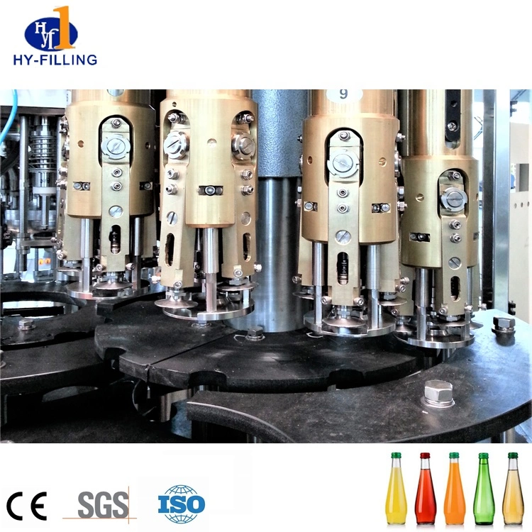 Hy-Filling 2019 Complete Fruit Juice Processing Line Juice Filling Plant on Sale for Glass Bottles