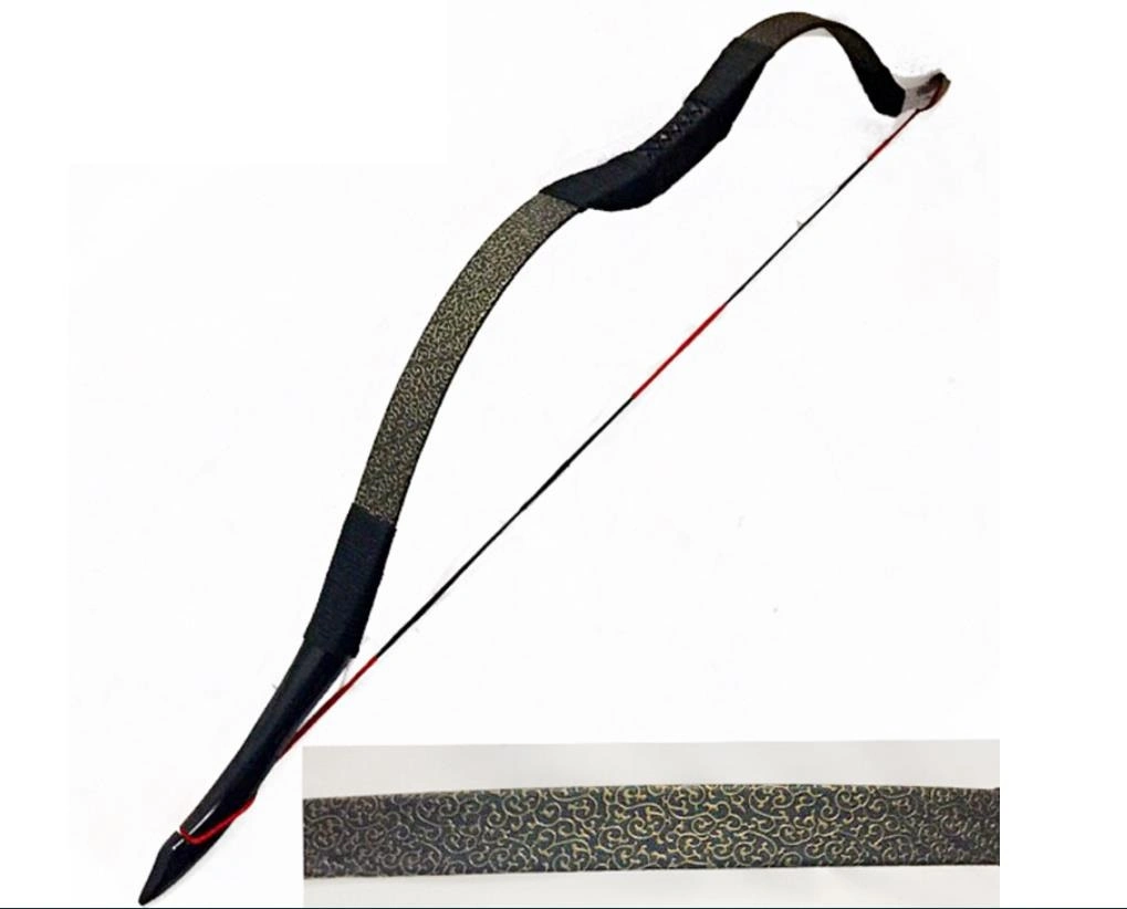 30-40-50lb traditioneller Langbogen Handgefertigter hochwertiger Recurve Bogen für das Reiten Bogenschießen Jagd Praxis der Jugend