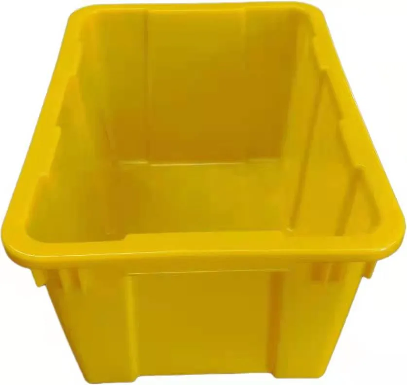 Medical Plastic Kit with Lids Stackable and Nestle Turnover Box Yellow Color