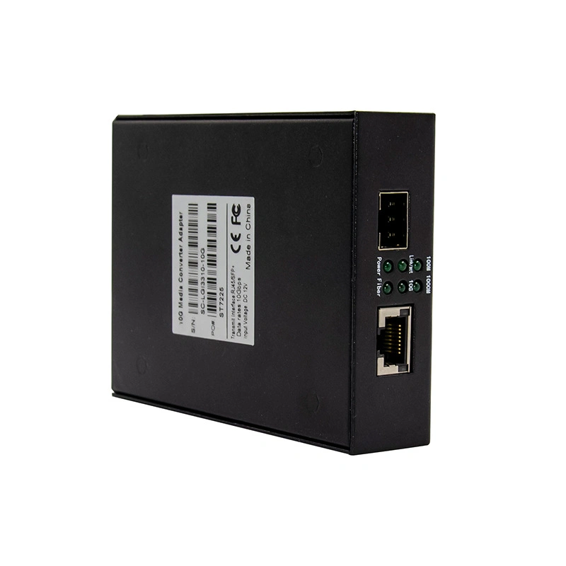 10GB SFP Fiber Media Converter Sep to RJ45 Fiber Media Converter