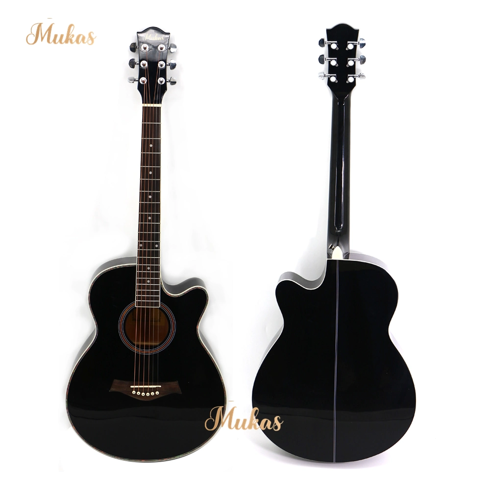Cutway Shape Wholesale Acoustic Guitar Hot Selling Guitar Musical Instruments