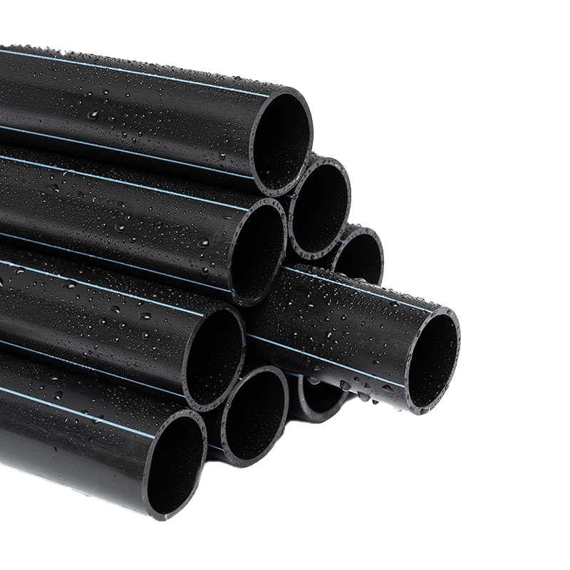 HDPE Water Supply Pipe SDR11 Drain Pipes Professional PE Pipe Production