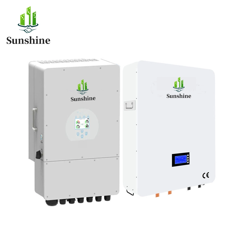 10% de réduction Rembourser le système d'énergie solaire hybride monophasé/triphasé de 5 kW, 8 kW, 10 kW, 12 kW.