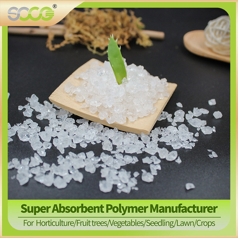 Polymère super absorbant SAP de potassium polyacrylate de haute qualité pour l'agriculture