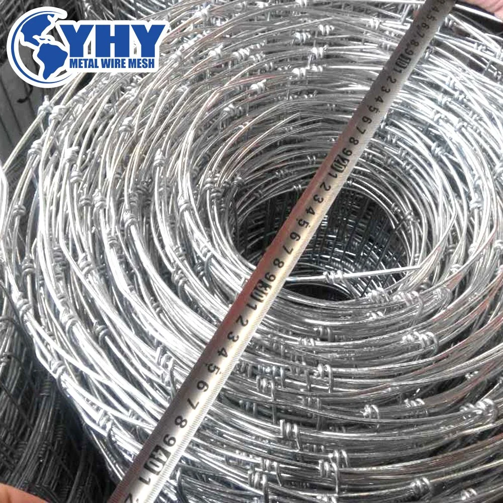 2.5 mm Galvanized Hinge Joint Knot Wire Mesh/Field Fence for Grassland Fence