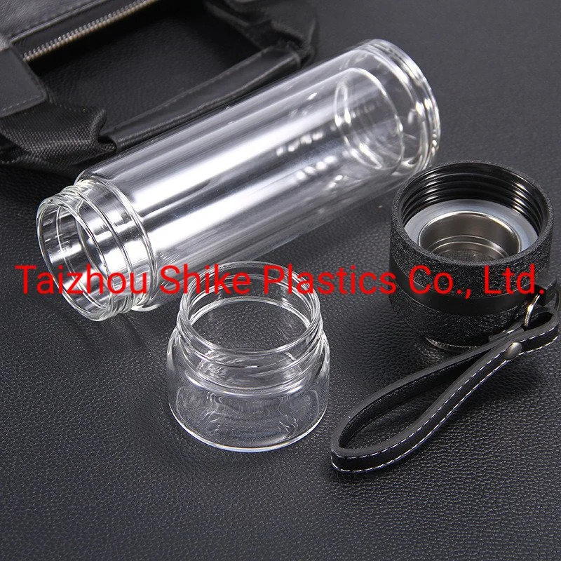 Double Wall Breakproof Tea Separation Tea Making Glass Bottle with Filter