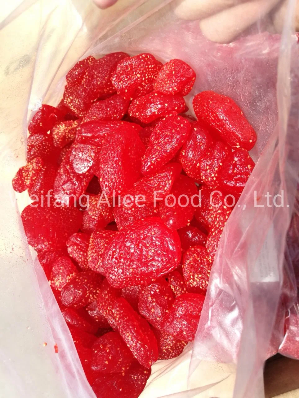 Sweet and Sour Candied Preserved Strawberry Fruits Manufacturer Dried Strawberry