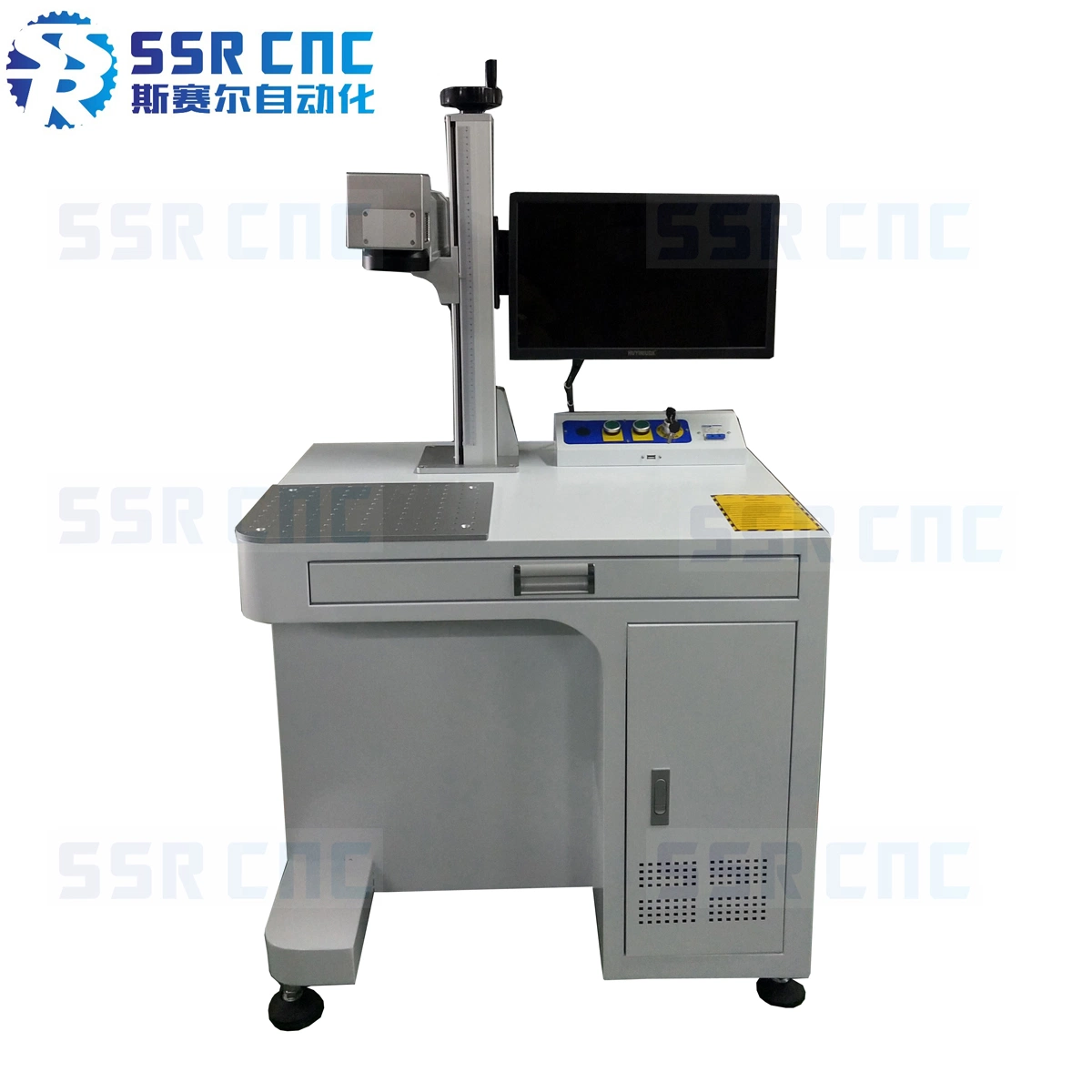 China Factory Barato preço CO2/UV/Fibra Preço máquina de marcação a laser para Metal, aço e ferro, alumínio, PVC, teclado, Rolamentos gravura