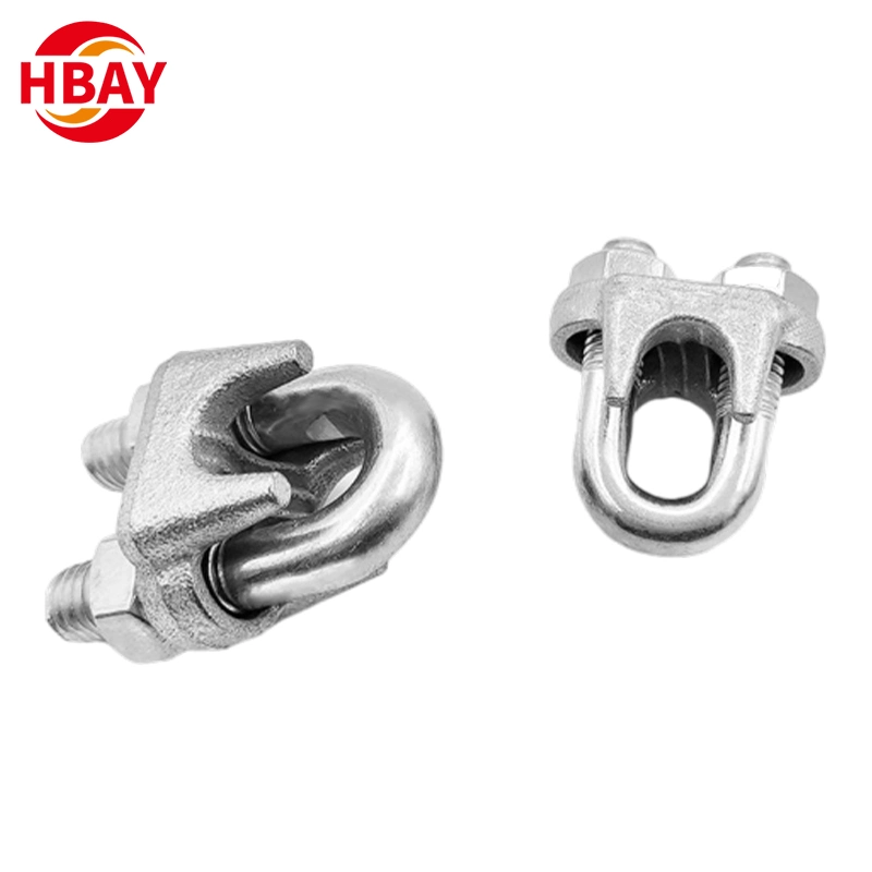 Factory DIN1142 Wire Rope Clip Power Clamp for Electric in Carbon Steel