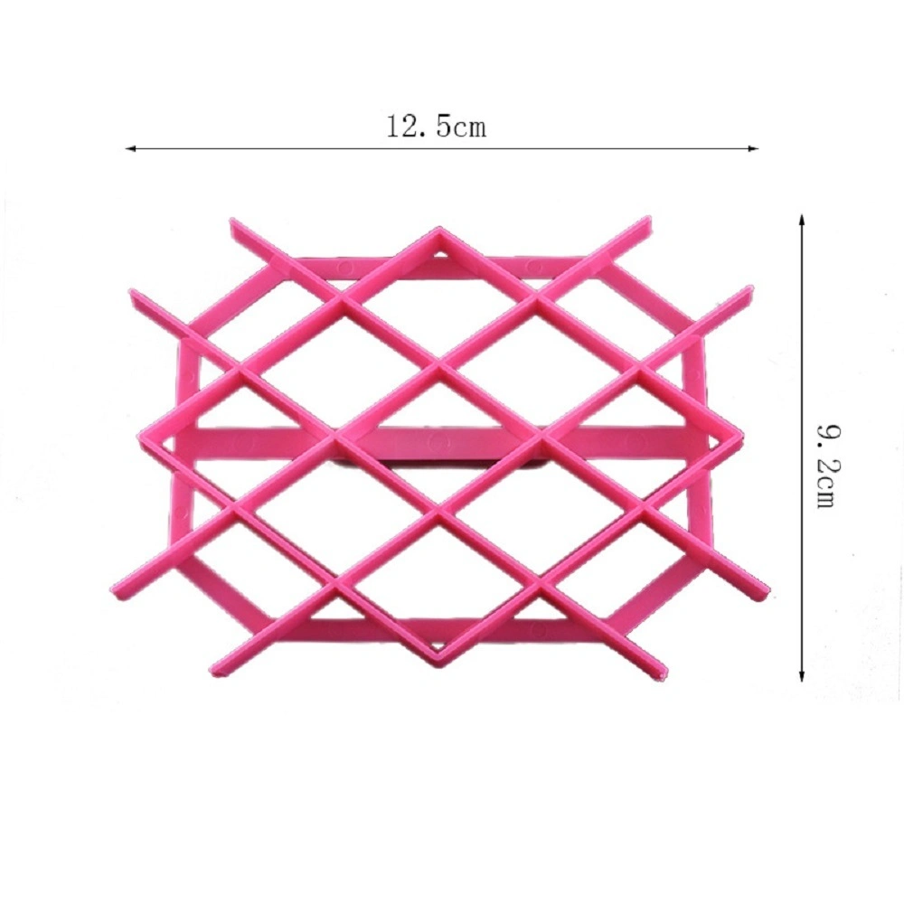 Plastic Diamond Cake Decorating Tools Embossing Lace Mat Fondant Molding Mats Bl17328