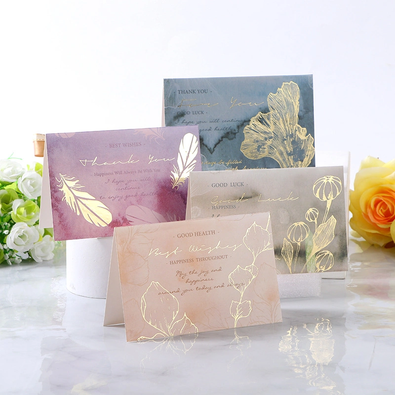 Индивидуальный подарок по индивидуальному заказу Благодарю открытку Deluxe Greetings Embossed Подарочный подарок Карта