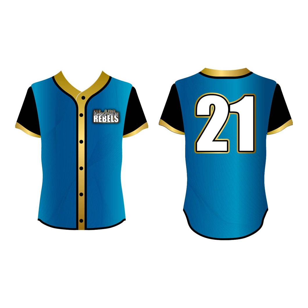 Wholesale/Supplier Custom Striped Baseball Jersey Sublimation Print OEM Design Your Own Softball Jersey