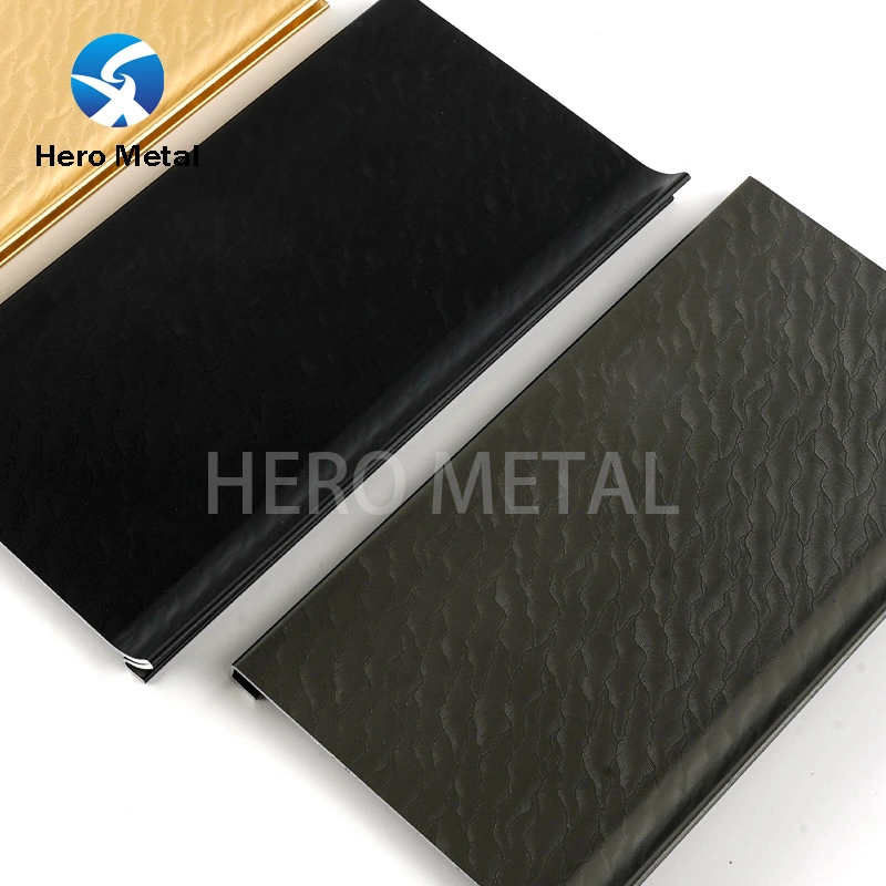 Decorative Material Wall Protection Membrane Coating Aluminum Baseboard