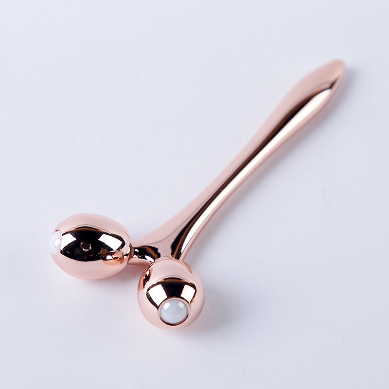 Gold Rose Face Care Metal Massage Beauty Tool for Woman Using