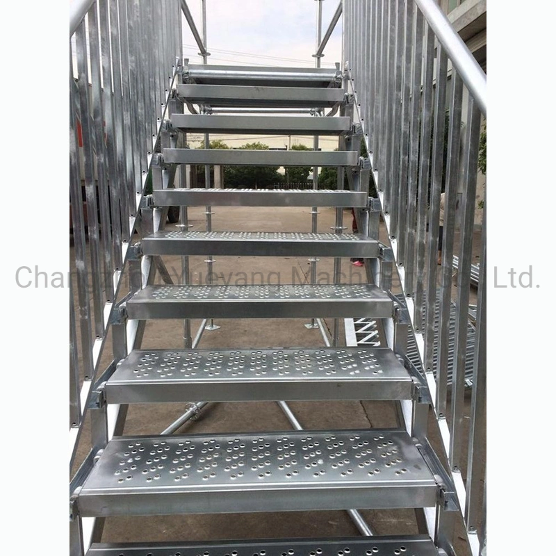 Outdoor Event Galvanized Steel Stage Stairs for Event Use