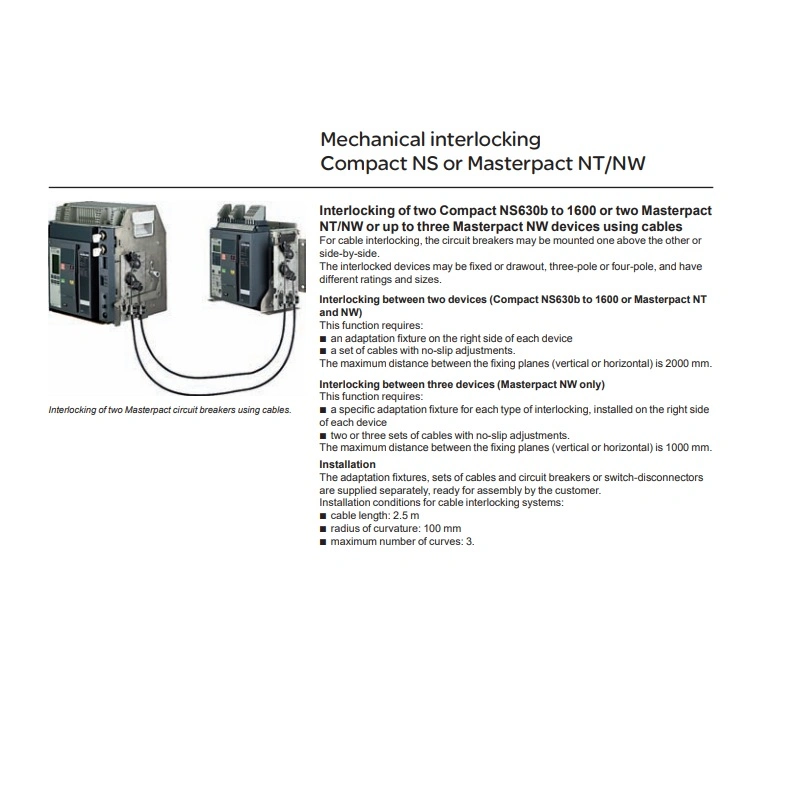 Mi Mechanical Interlocking Device with Acb ATS 4000AMP