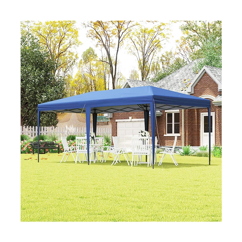 10' X 20' Pop up Canopy Tent, carpas de servicio pesado para fiestas, exterior Gazebo Sun Shade Shelter