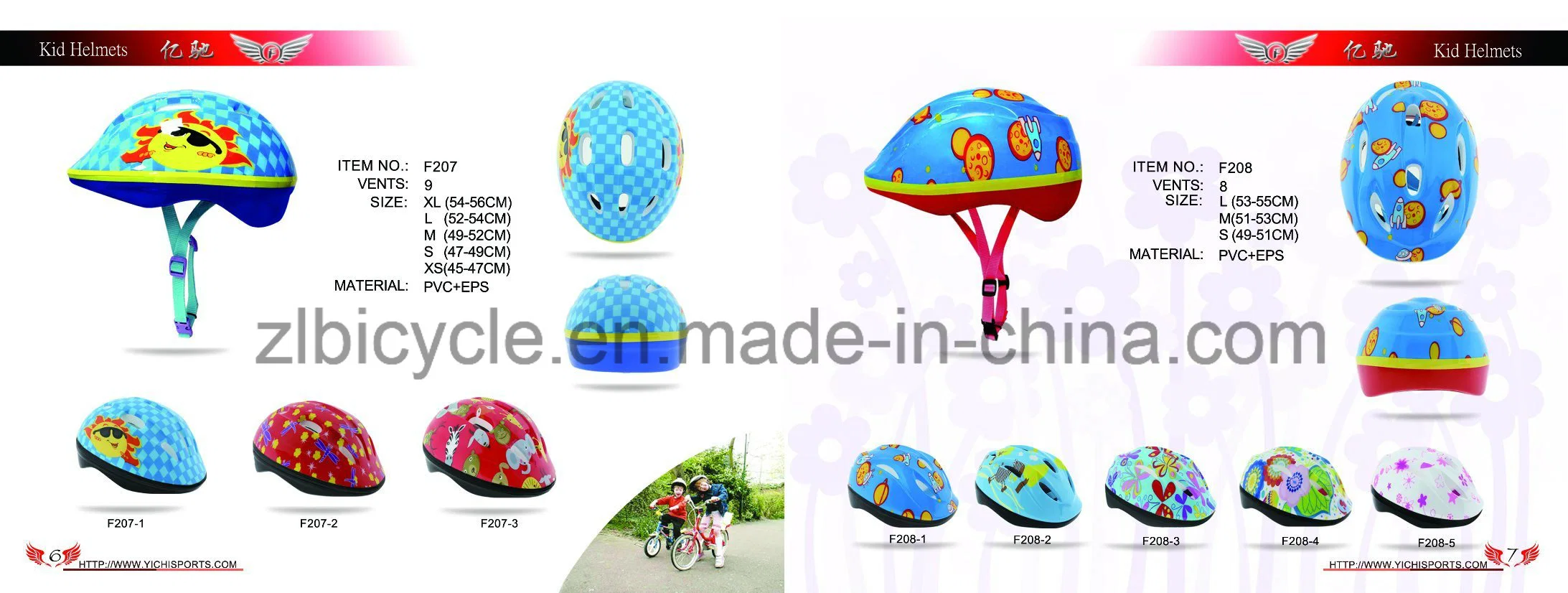 Los niños de la moda nueva y brillante colorido casco de bicicleta